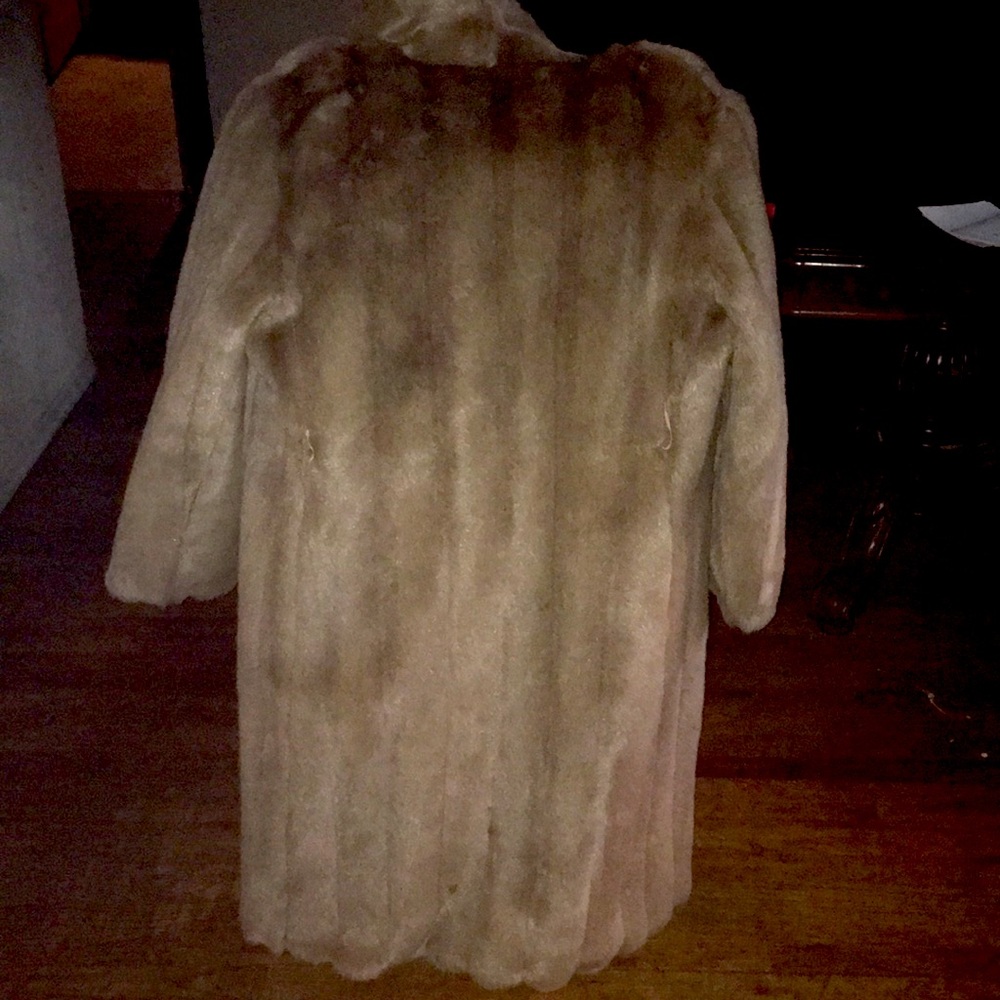 Long fur coat size medium